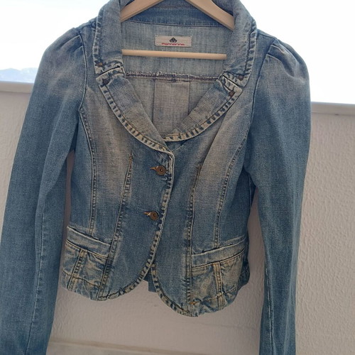 Fornarina denim jacket like new, size L with slim fit