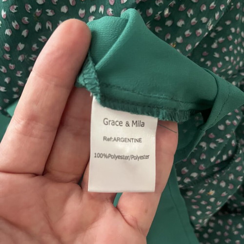 Grace & Mila dress size M like new, green