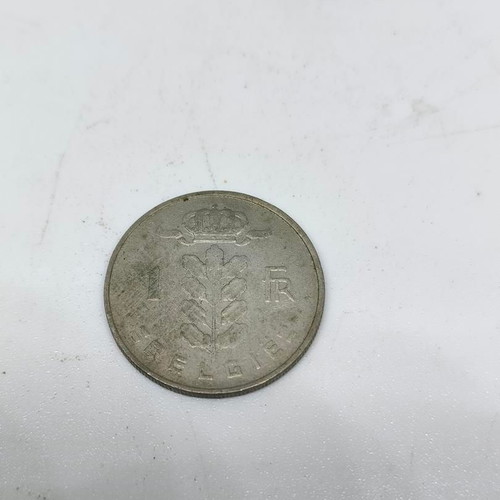 Collectible 1 Franc Belgium Coin Replica 1963 like new