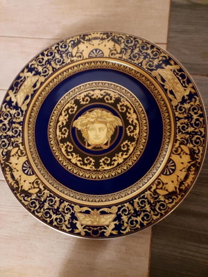 Διακοσμητικό πιάτο Versace Meets Rosenthal Medusa Blue σαν καινούργιο, 30 εκ.