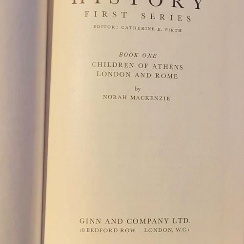 History First Series Book One Children of Athens London & Rome new