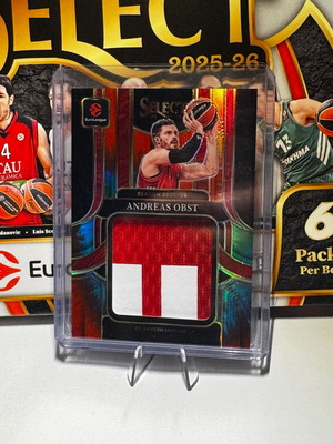 2025-26 Panini Select Euroleague Andreas Obst Patch нов