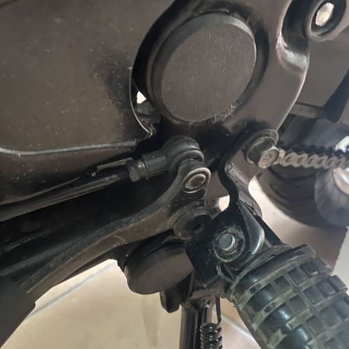 Kawasaki KLE Frame Caps Set New PETG Plastic Black