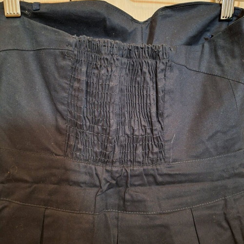 Bershka strapless dress blue like new, size M