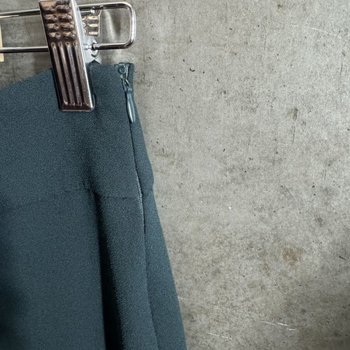 Zara High-Waisted Pants like new, dark green, size S
