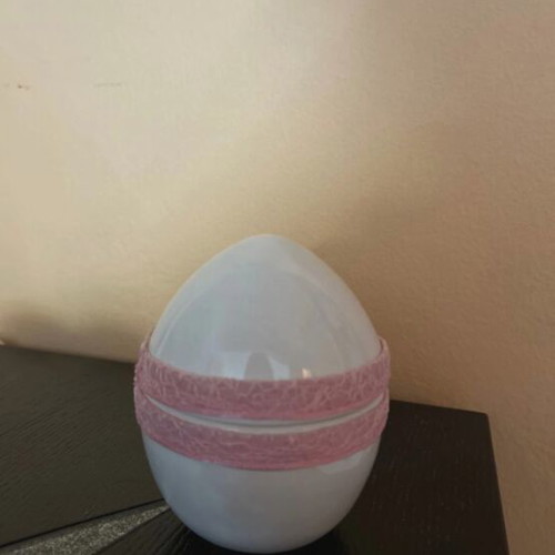 Decorative glass egg new condition