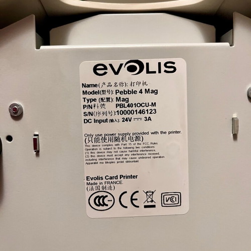 Evolis Pebble4 Magnetic printer like new