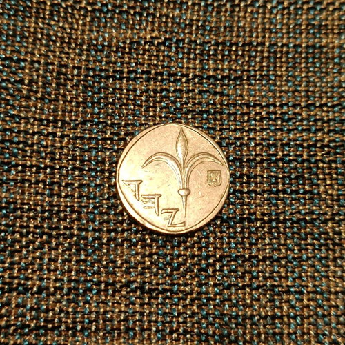 Israel 1 Shekel coin used