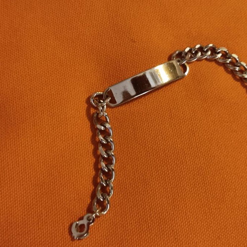 Unisex stainless steel identity bracelet new, elegant