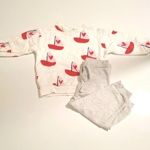 Zara and Sinsay baby girl clothing set used, size 9–12 months