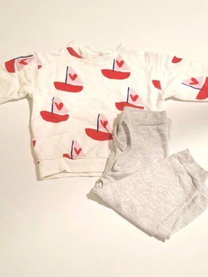 Zara and Sinsay baby girl clothing set used, size 9–12 months