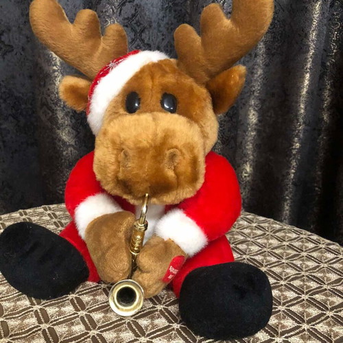 Musical toy Christmas reindeer like new