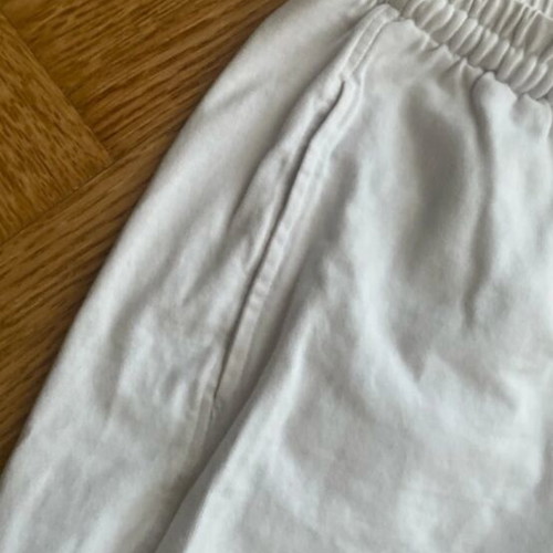 Zara baggy sweatpants, white, size S