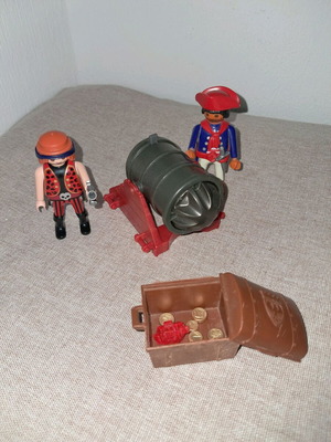 Playmobil πειρατικό σετ με 2 φιγούρες, κανόνι και σεντούκι θησαυρού