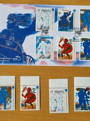 Athens 2004 Olympic Games Stamp Series and FDC new, 11/2003