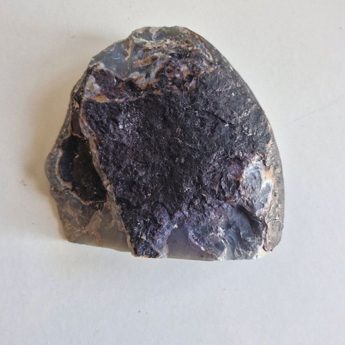 Raw purple agate stone new 922 grams