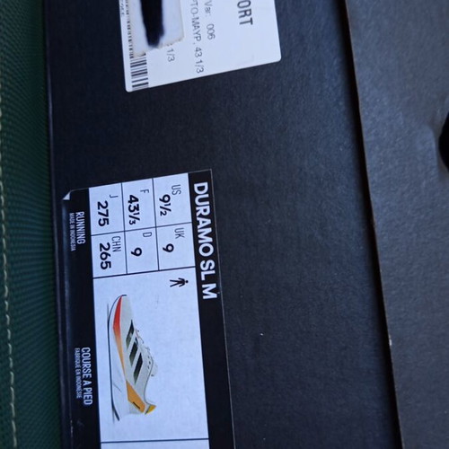 Adidas Duramo SL M λευκά παπούτσια αθλητικά σε άριστη κατάσταση μέγεθος 43 1/3