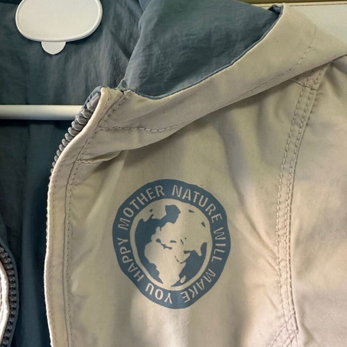 Zara Kids Reversible Beige-Blue Parka like new, size 104 cm