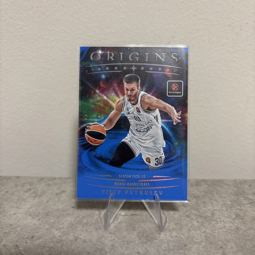 2025-26 Panini Origins EuroLeague Blue #2 Filip Petrusev card
