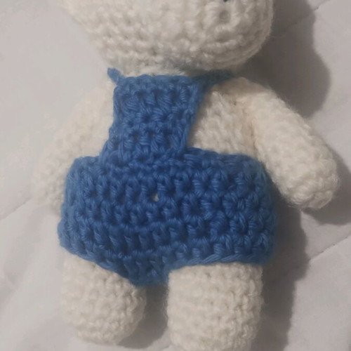 Amigurumi bear with overalls new