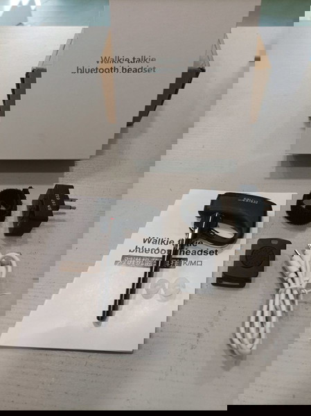 TWAYRDIO Ακουστικό Bluetooth Walkie Talkie με ασύρματο Dongle 2 ακίδων και κουμπί PTT για Kenwood TK