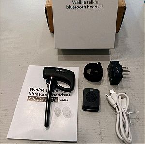 TWAYRDIO Ακουστικό Bluetooth Walkie Talkie με ασύρματο Dongle 2 ακίδων και κουμπί PTT για Kenwood TK