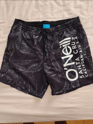 O'Neill Santa Cruz swim shorts, black and white, size M