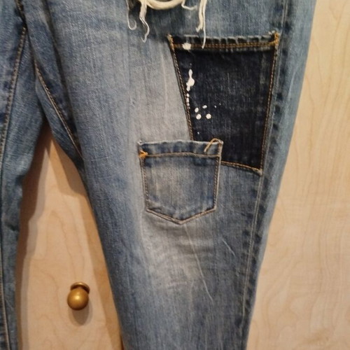 Vagrancy blue rip jeans like new, size M