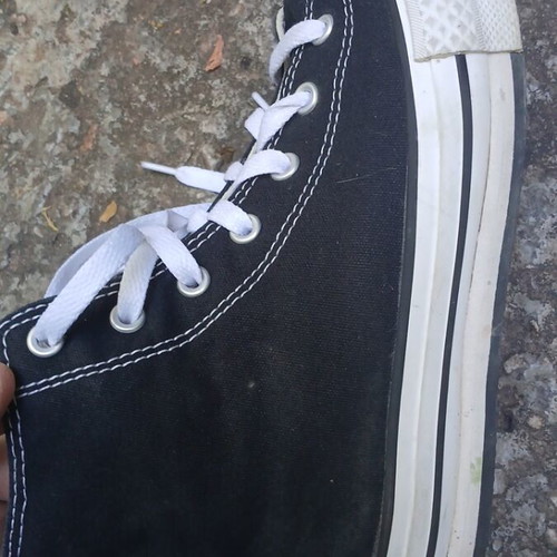 Converse Chuck Taylor All Star sneakers used, size 38, black and white
