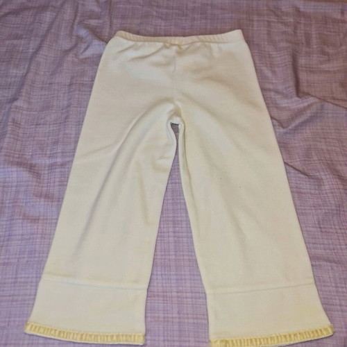 Velour sweatpants girl white cream Lapin House like new