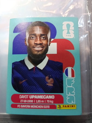 Panini FIFA World Cup 2026 Dayot Upamecano επίσημο αυτοκόλλητο σαν καινούργιο