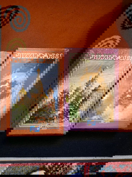 Δύο Παζλ Mika 500 κομμάτια κ τα δυο μαζί 10€