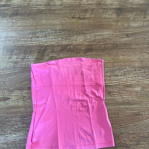 Women’s strapless top medium used, pink