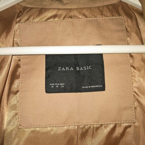 Zara trench coat new, beige, size M