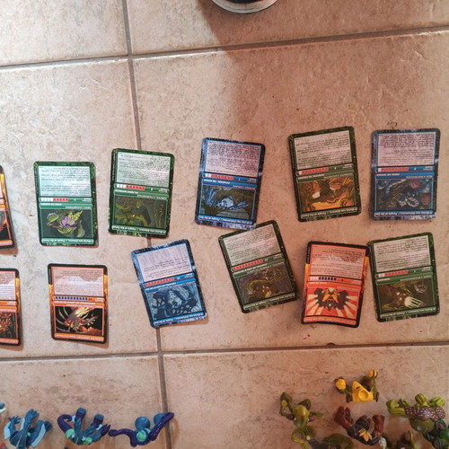 Gormiti collection used with figures and cards