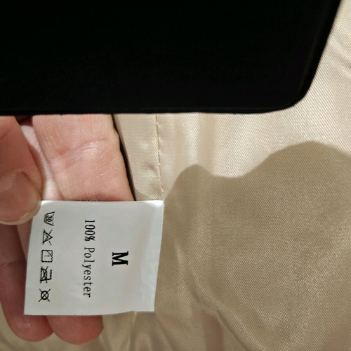 Women's beige coat like new, size M