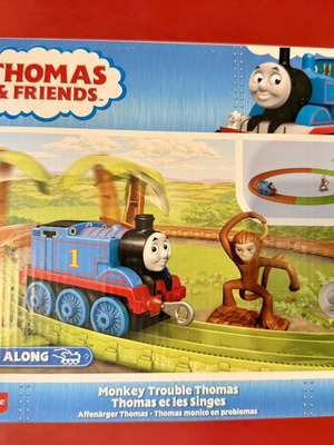 Thomas & Friends Monkey Trouble Thomas σετ με μεταλλικό τρενάκι σαν καινούργιο