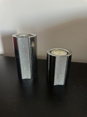 Swarovski κρυστάλλινοι κηροπήγιοι μεταχειρισμένοι, σετ 2