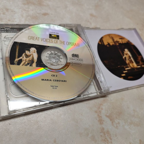 Great Voices Of The Opera II Double CD Album used, Callas Cebotari