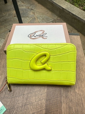 Axel πορτοφόλι καινούργιο lime croco