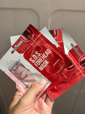 Kimoco S.O.S. Forehead Mask lifting, pack of 4