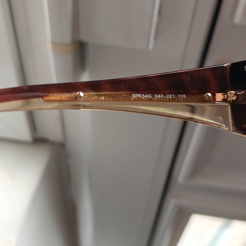 Prada SPR54G Shield sunglasses vintage with case