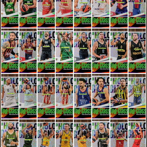 Κάρτες Holo Giant Top Class Euroleague 2024-25 καινούργιες