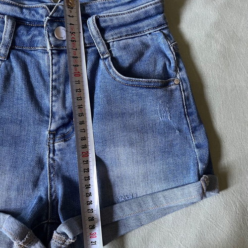 Women's denim shorts like new, sizes XXS-XS, blue