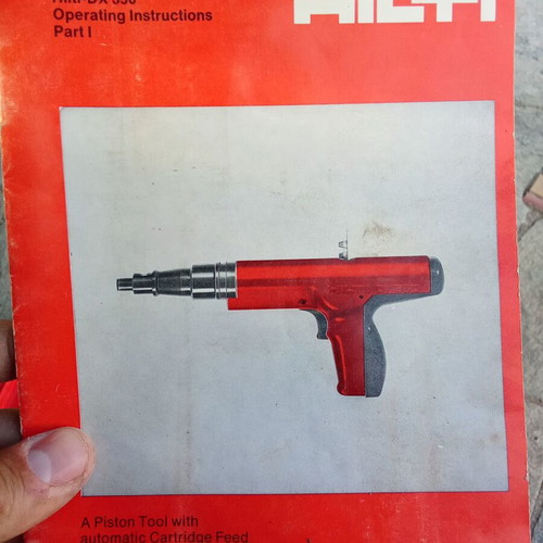 Hilti DX 350 nailer used