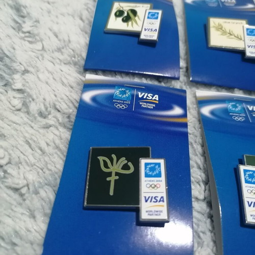 Olympics 2004 pins new, collectible olive series, set of 6