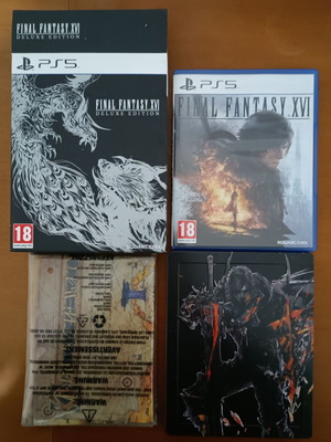 Final Fantasy XVI Deluxe Edition PlayStation 5 like new