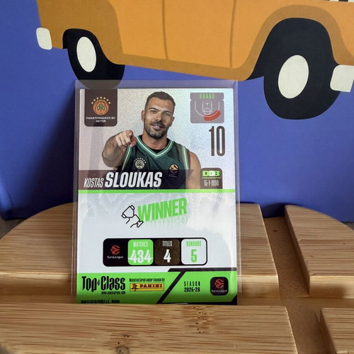 Kostas Sloukas Panini TP card new