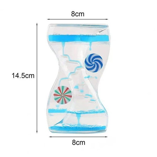 Hourglass with bubbles new for decoration