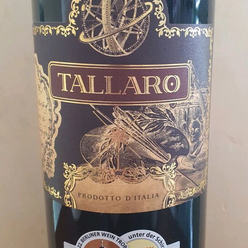 Italian wine Tallaro Brindisi Riserva 2015 750ml new